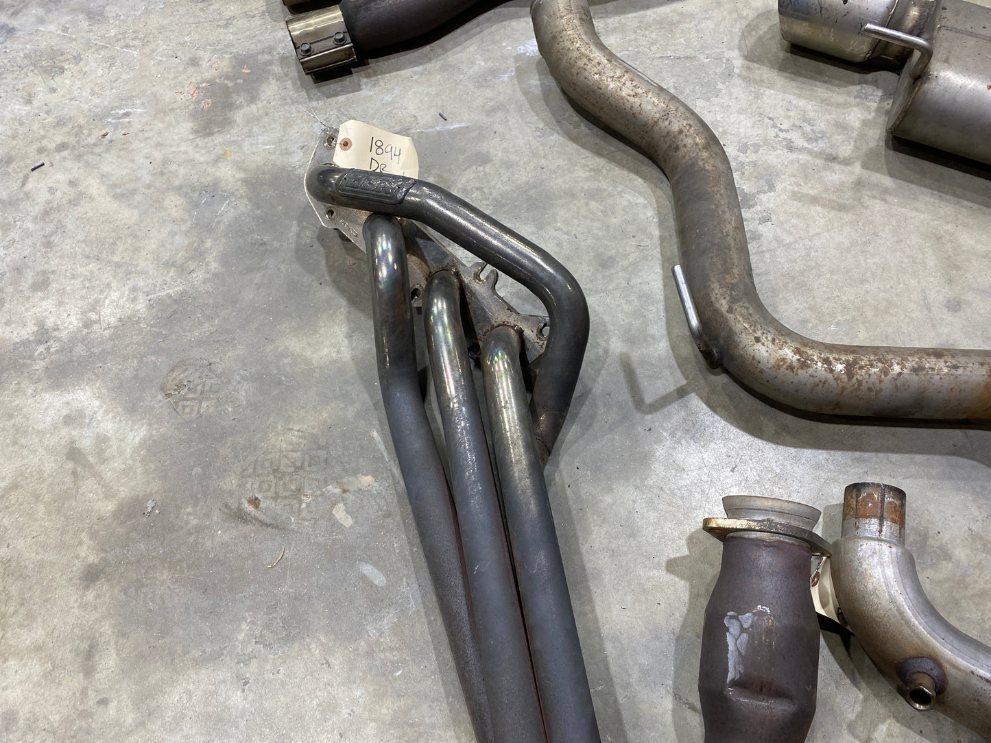 2015 MUSTANG GT COYOTE BBK LONG TUBE HEADERS PAIR FULL EXHAUST GIBSON MUFFLER USED