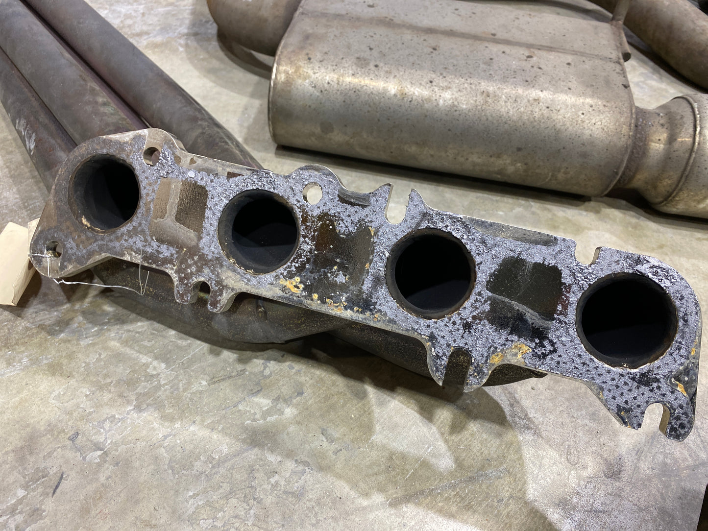 2015 MUSTANG GT COYOTE BBK LONG TUBE HEADERS PAIR FULL EXHAUST GIBSON MUFFLER USED