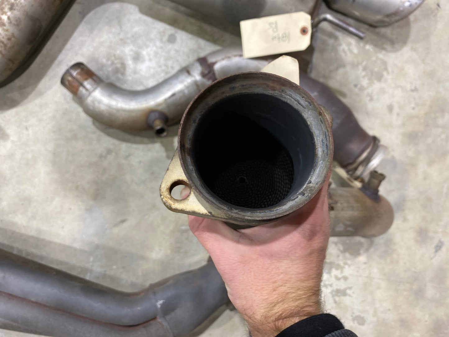 2015 MUSTANG GT COYOTE BBK LONG TUBE HEADERS PAIR FULL EXHAUST GIBSON MUFFLER USED