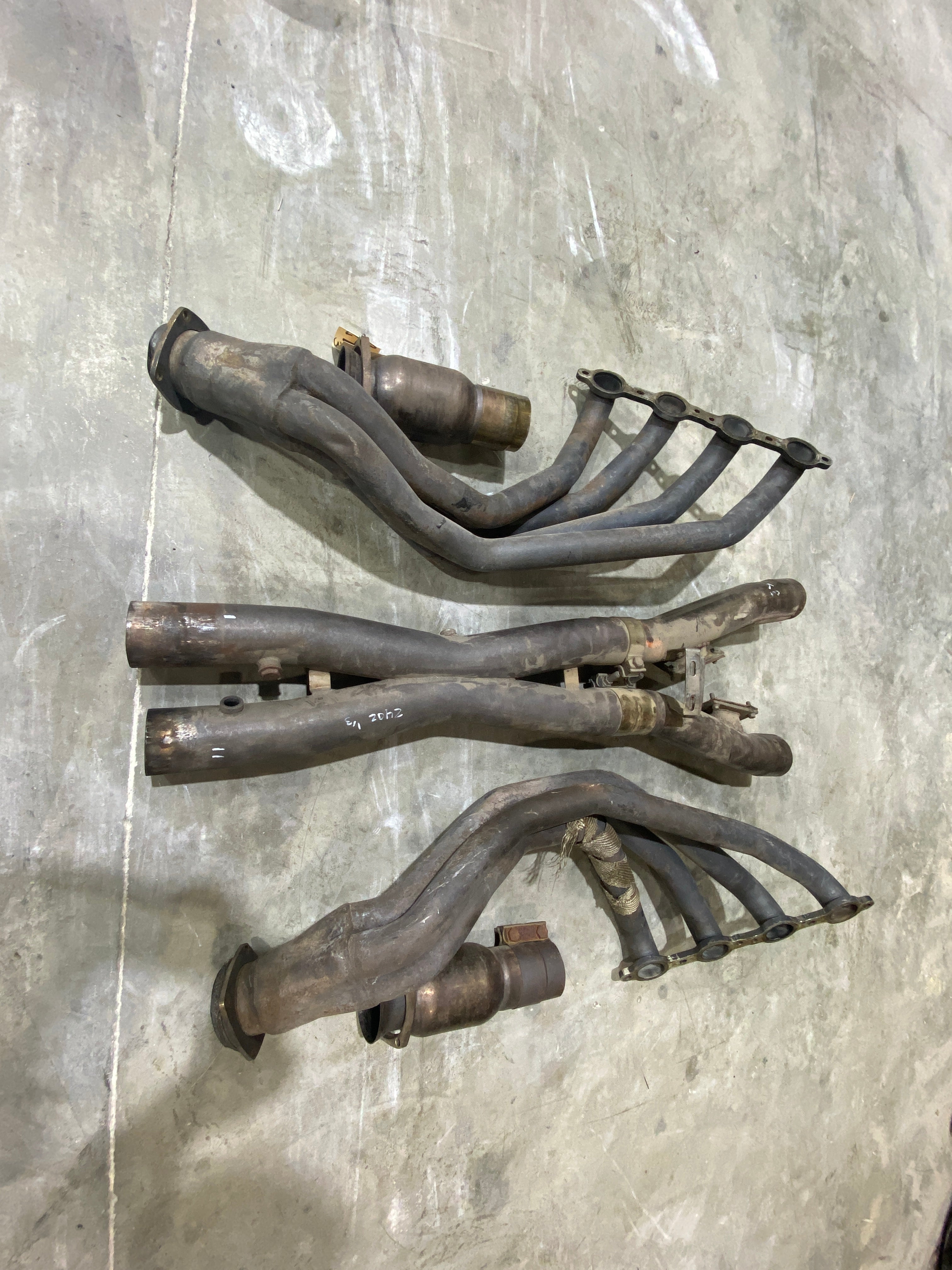 Driver Header Rind 2011 CORVETTE OBX LONG TUBE HEADERS PAIR DRIVER PASSENGER USED – LeeC Parts