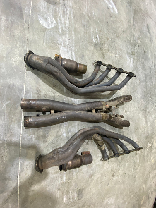 2011 CORVETTE OBX LONG TUBE HEADERS PAIR DRIVER PASSENGER USED