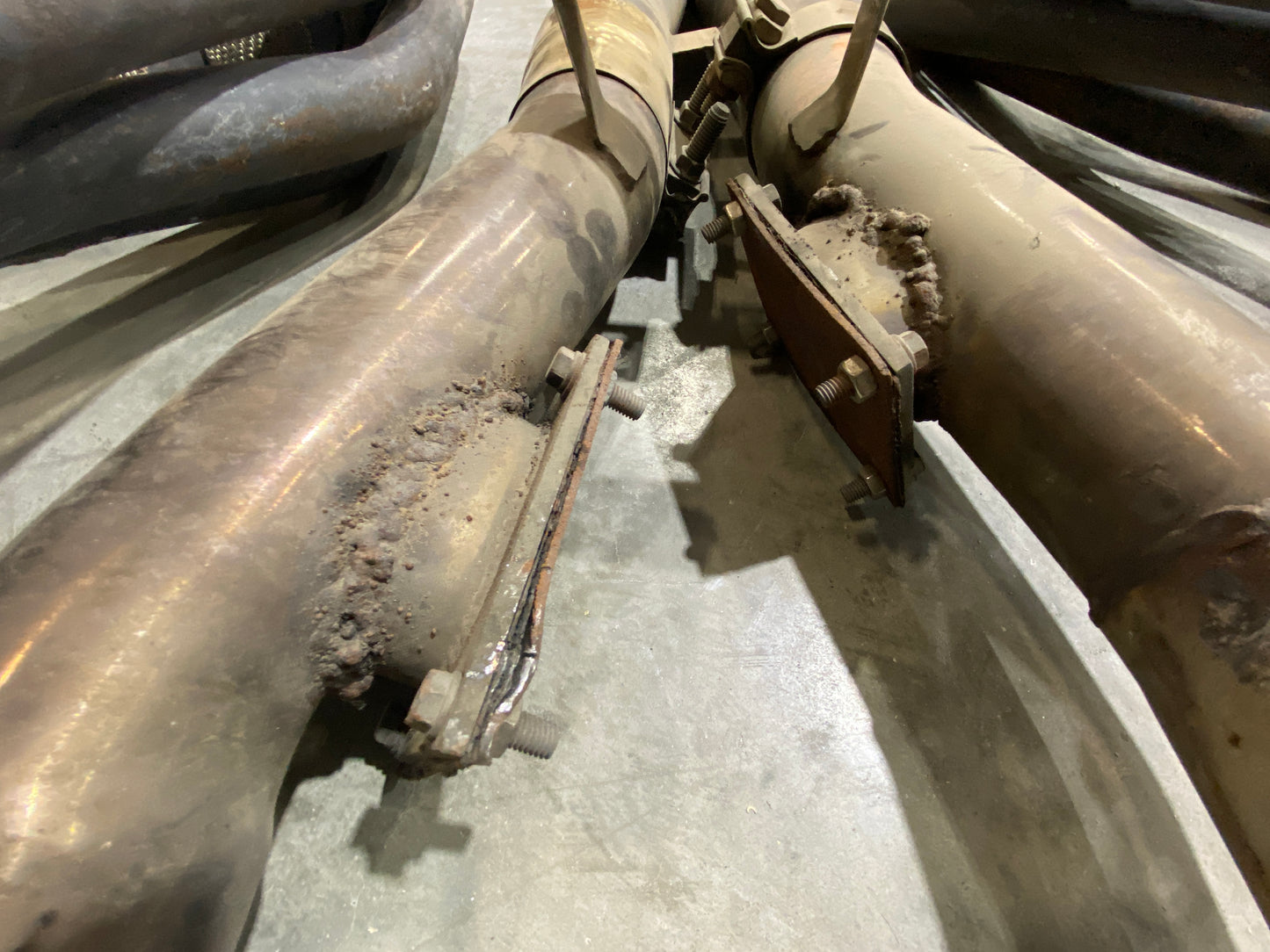 2011 CORVETTE OBX LONG TUBE HEADERS PAIR DRIVER PASSENGER USED