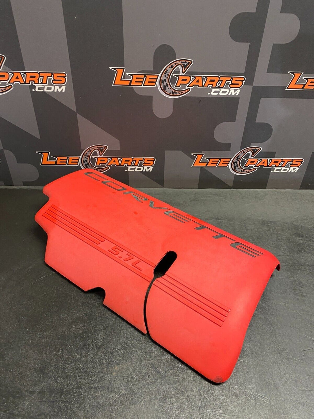 2001 CORVETTE C5 Z06 OEM DRIVER LH COIL PACK FUEL RAIL COVER RED USED