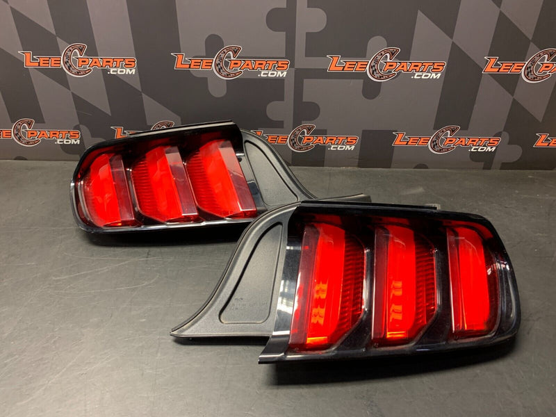 2017 FORD MUSTANG GT COUPE OEM TAIL LIGHTS PAIR SET USED DR PS