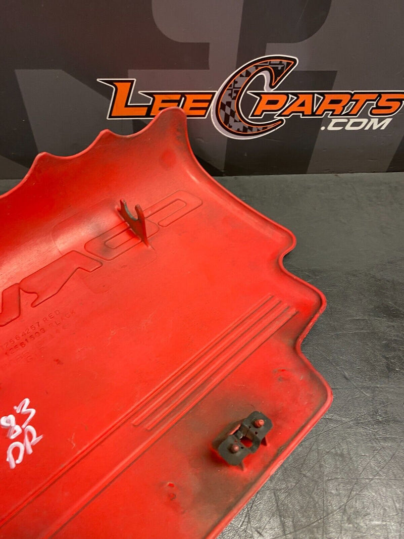 2001 CORVETTE C5 Z06 OEM DRIVER LH COIL PACK FUEL RAIL COVER RED USED
