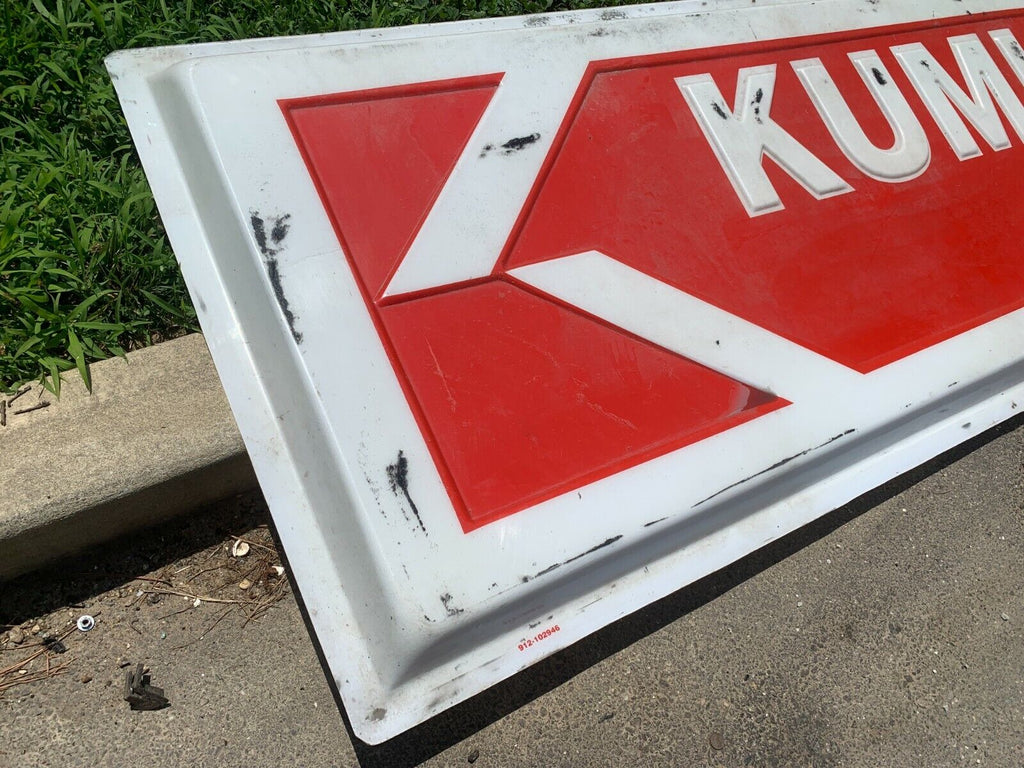 12FT X 3FT KUHMO TIRE SHOP SIGN -HUGE! ULTRA RARE!- LOCAL PICK UP ONLY