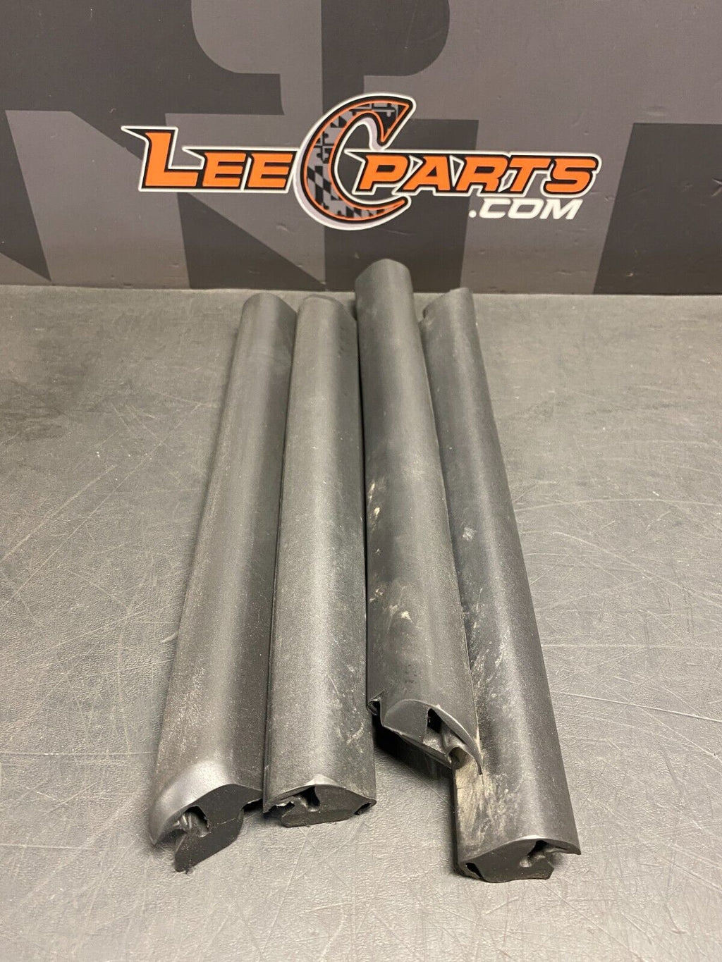 2007 CORVETTE C6 OEM CONVERTIBLE TOP WEATHER STRIPS (4) DR PS USED