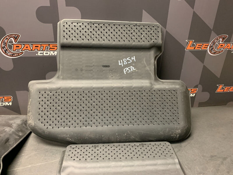 2019 FORD MUSTANG GT OEM RUBBER WEATHER FLOOR MATS SET OF 4 DR PS USED