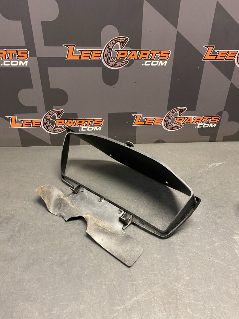 2006 MITSUBISHI LANCER EVO9 OEM GAUGE CLUSTER SURROUND BEZEL USED