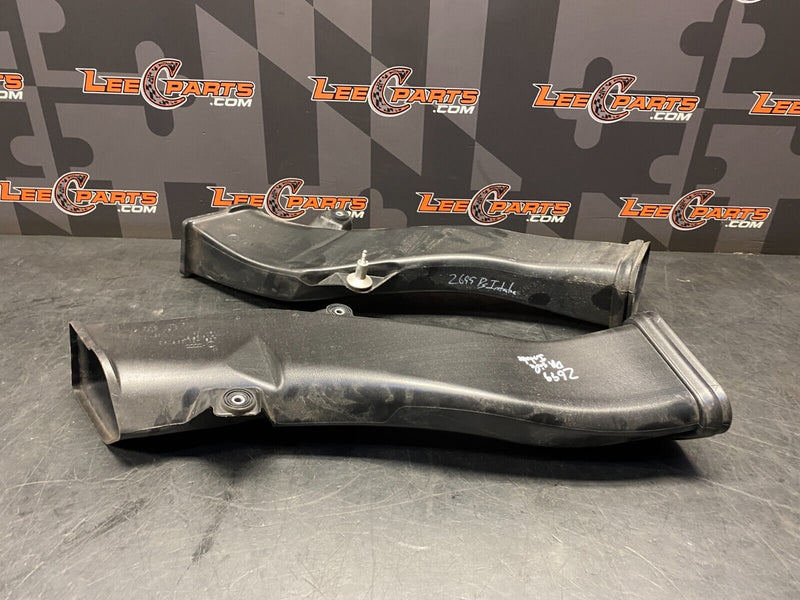 2014 AUDI R8  V10 OEM AIR INTAKE INLET PIPES PAIR DRIVER PASSENGER USED