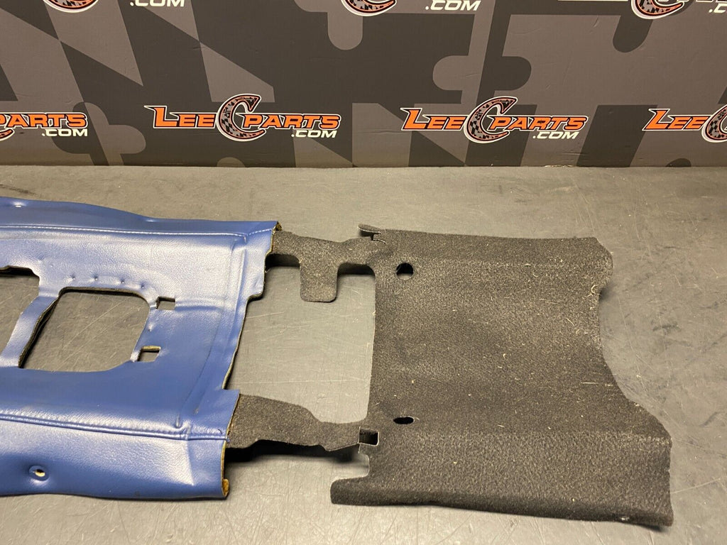 2005 HONDA S2000 AP2 OEM CENTER CONSOLE COVER LEATHER VINYL BLUE USED