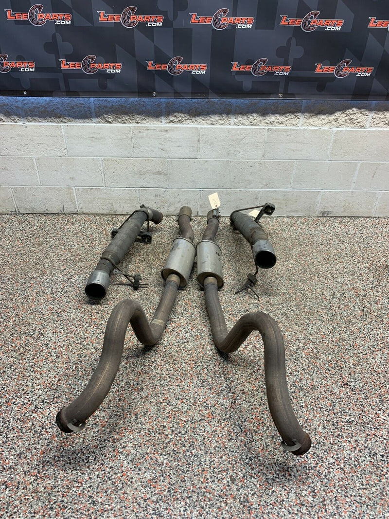 2014 FORD MUSTANG GT FLOWMASTER OUTLAW MUFFLERS EXHAUST SYSTEM -MODDED, READ-