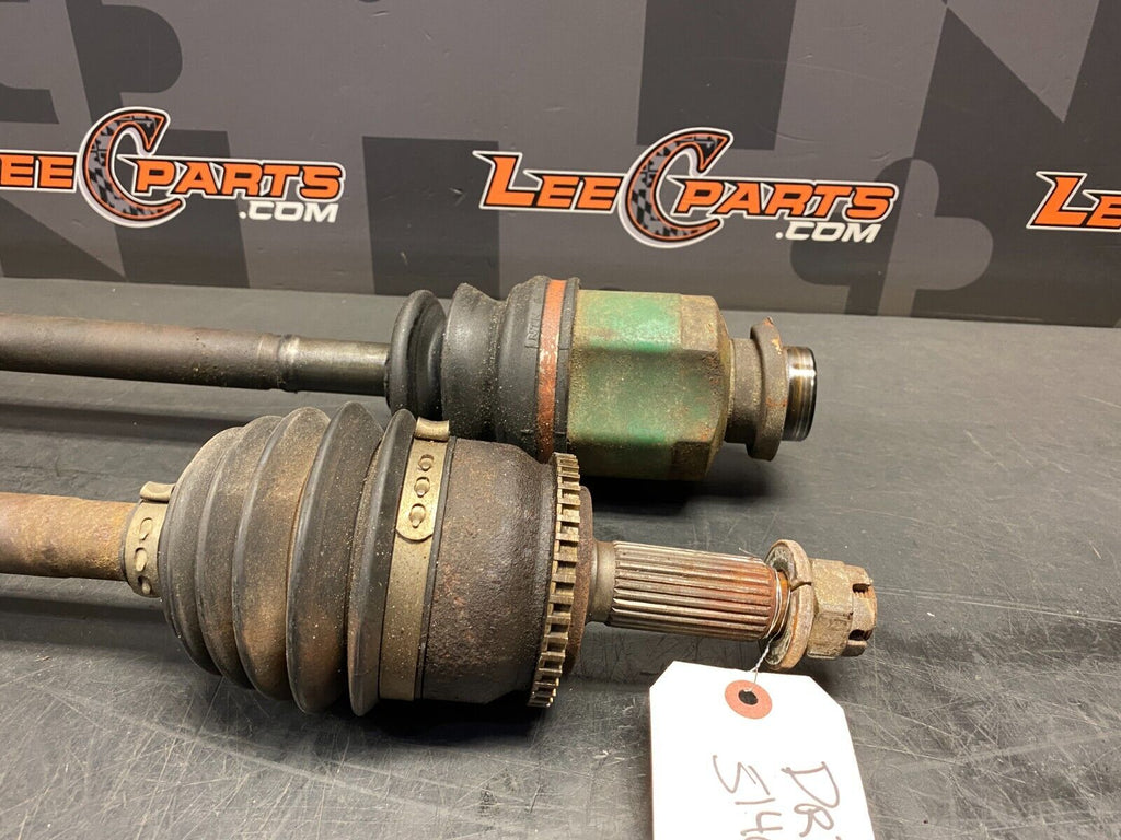 2006 MITSUBISHI LANCER EVO9 FRONT AXLES PAIR DR PS USED OEM