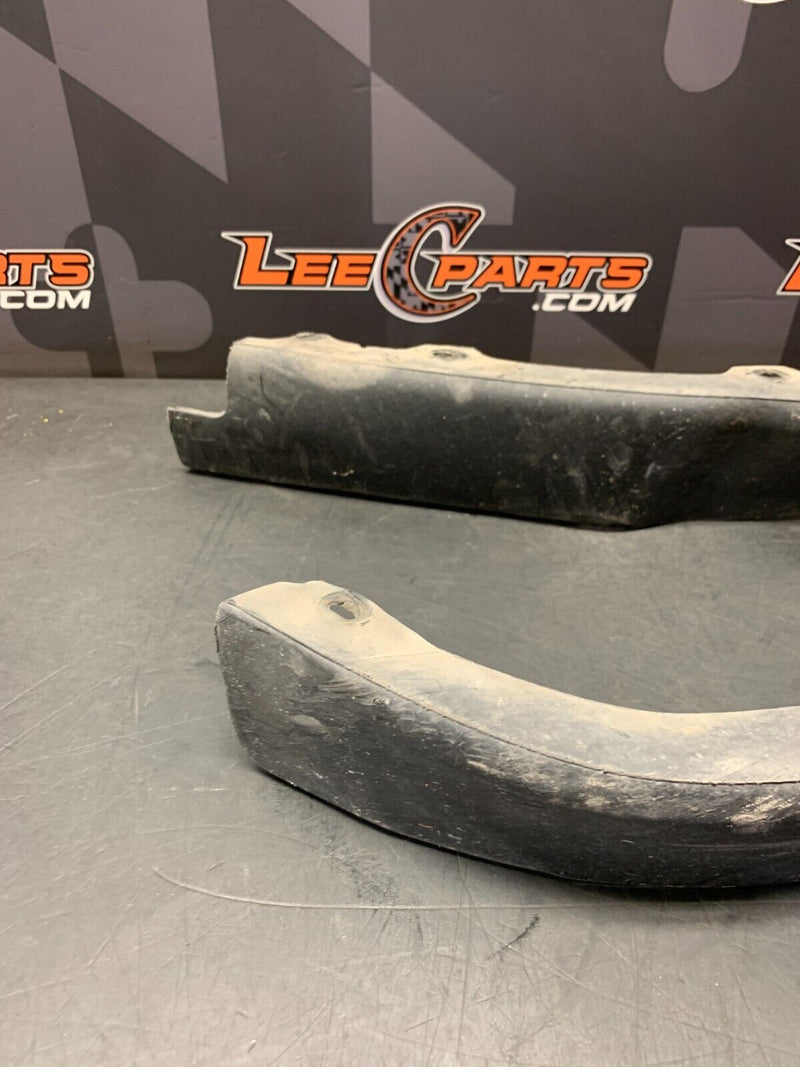 2001 CORVETTE C5 OEM LOWER BUMPER SKID COVERS PAIR USED