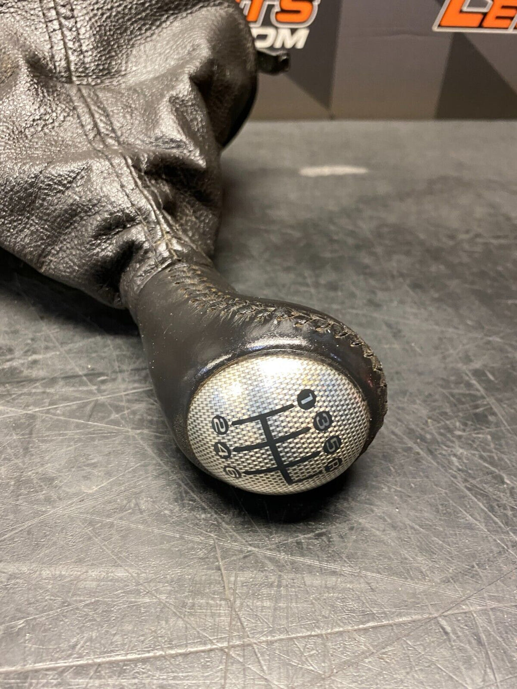 2006 CORVETTE C6 OEM SHIFT KNOB WITH BOOT COMBO PAIR USED
