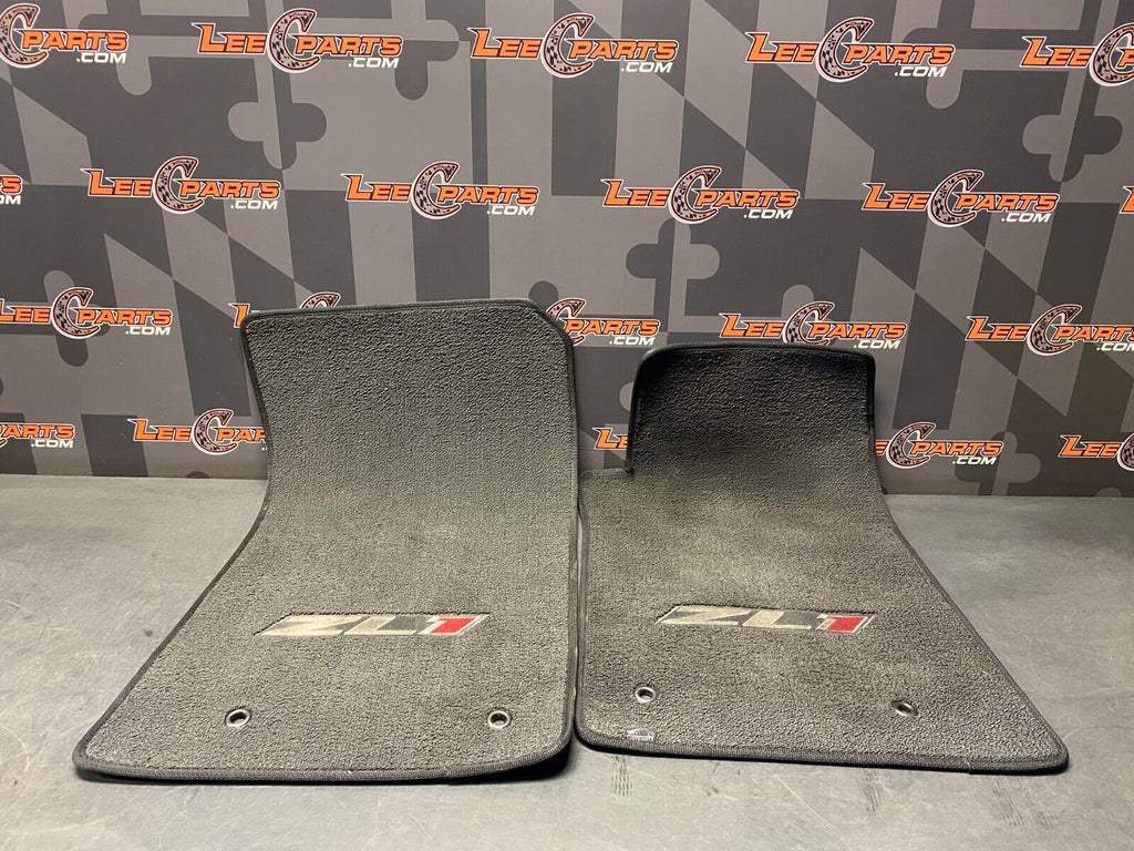 2013 CHEVROLET CAMARO ZL1 OEM FRONT FLOOR MATS PAIR DR PS USED