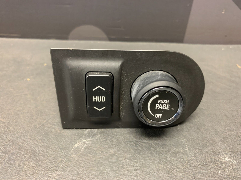 2014 CAMARO SS CONVERTIBLE OEM HUD HEADS UP DISPLAY PROJECTOR SWITCH