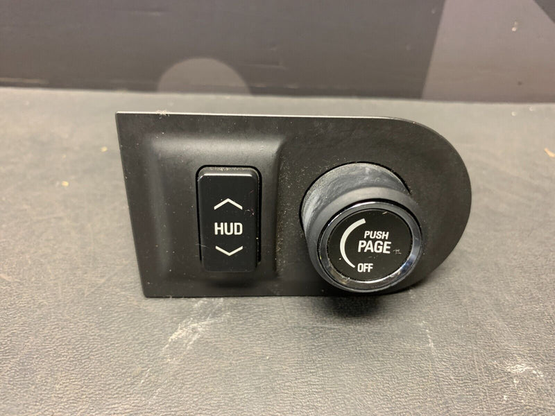 2014 CAMARO SS CONVERTIBLE OEM HUD HEADS UP DISPLAY PROJECTOR SWITCH