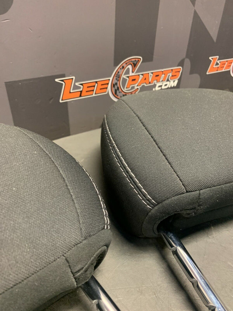 2019 FORD MUSTANG GT OEM CLOTH FRONT SEAT HEAD RESTS