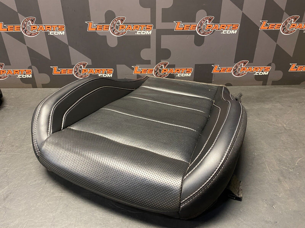 2019 FORD MUSTANG GT OEM PP1 PASSENGER FRONT LEATHER SEAT BOTTOM CUSHION USED