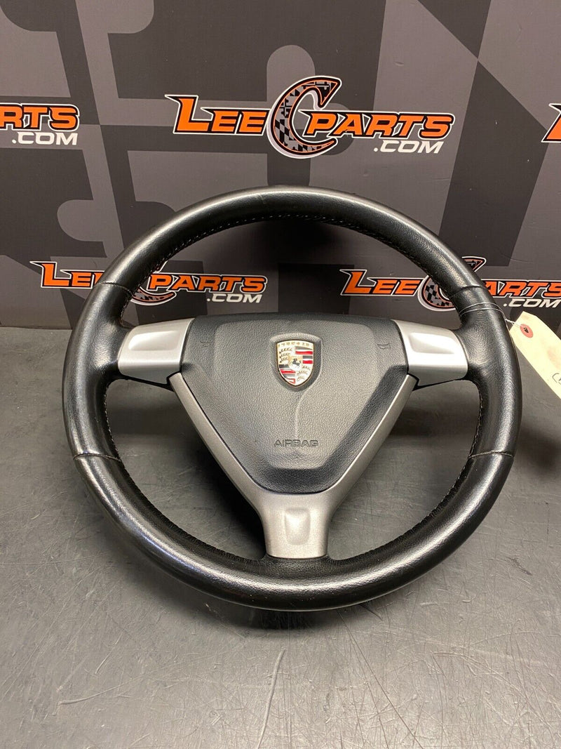 2007 PORSCHE 911 TURBO OEM DRIVER STEERING WHEEL WITH AIR BAG USED