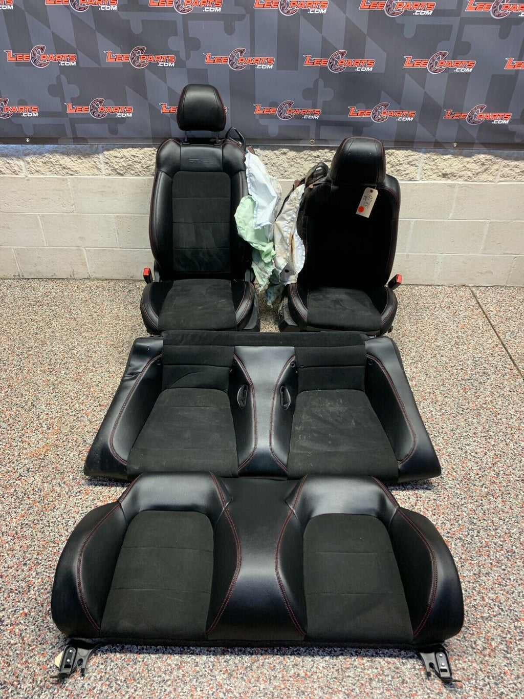 2020 FORD MUSTANG GT OEM CALIFORNIA SPECIAL CONVERTIBLE FRONT REAR SEATS -BLOWN-