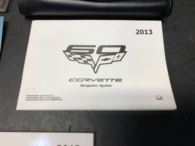2013 CORVETTE C6 GRANDSPORT OEM 60TH ANNIVERSARY OWNERS MANUAL SET
