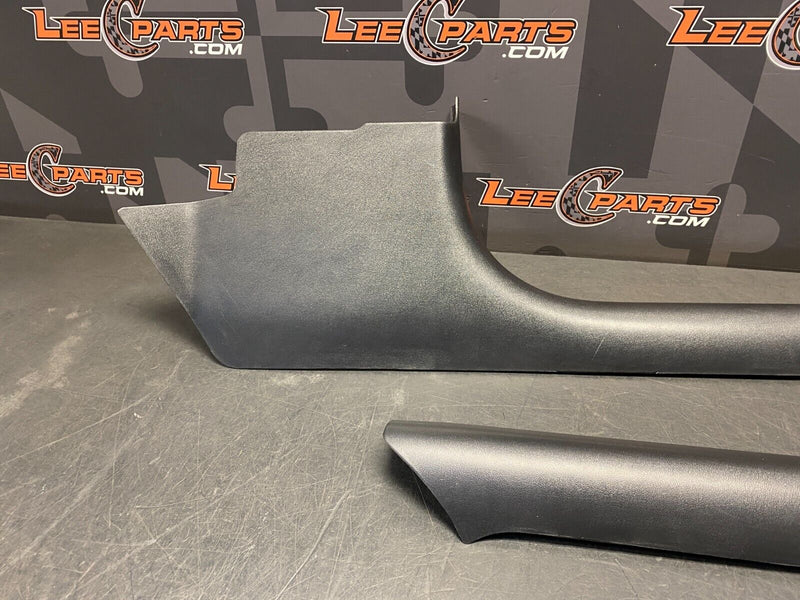 2002 CORVETTE C5Z06 OEM INTERIOR SIDE SILL TRIMS PAIR DR PS USED