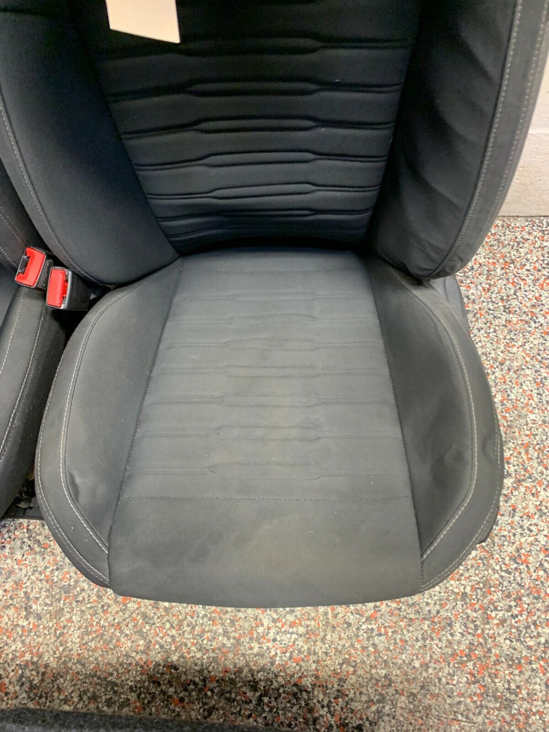 2017 FORD MUSTANG GT COUPE OEM BLACK CLOTH FRONT REAR SEATS