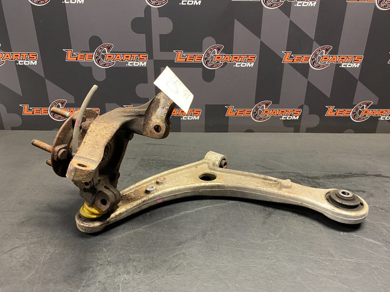 2006 MITSUBISHI LANCER EVO9 DRIVER LH FRONT CORNER LOWER CONTROL ARM USED OEM