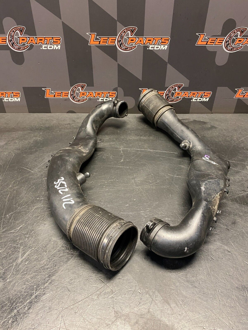 2007 PORSCHE 911 TURBO 997 OEM TURBO INLET PIPES PAIR DR PS USED
