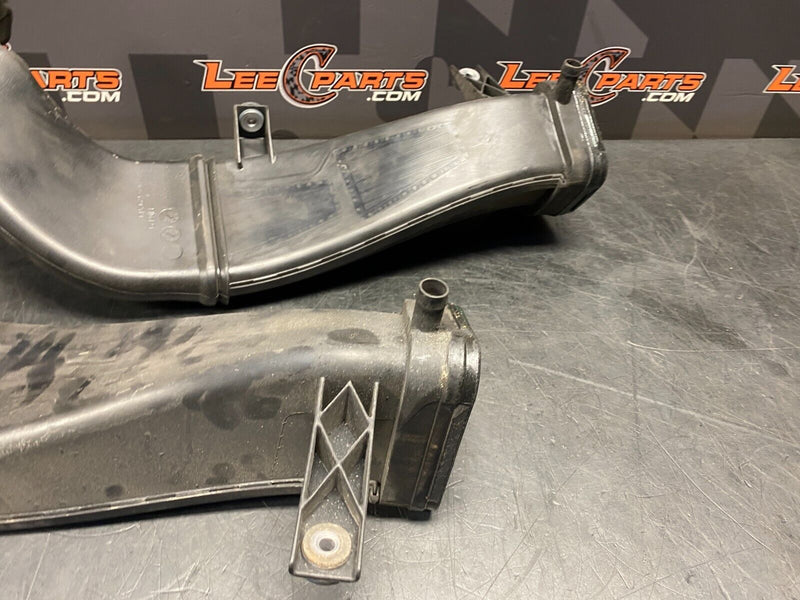 2014 AUDI R8  V10 OEM AIR INTAKE TUBE INLETS PAIR DRIVER PASSENGER USED