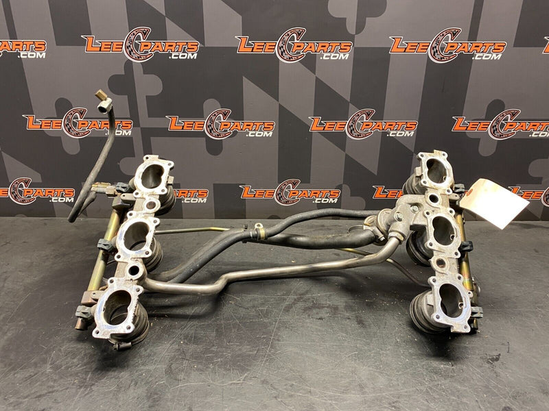 2004 PORSCHE 911 GT3 OEM LOWER INTAKE RUNNERS WITH FUEL INJECTORS RAILS USED