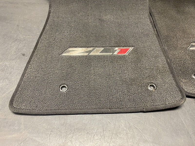 2013 CHEVROLET CAMARO ZL1 OEM FRONT FLOOR MATS PAIR DR PS USED
