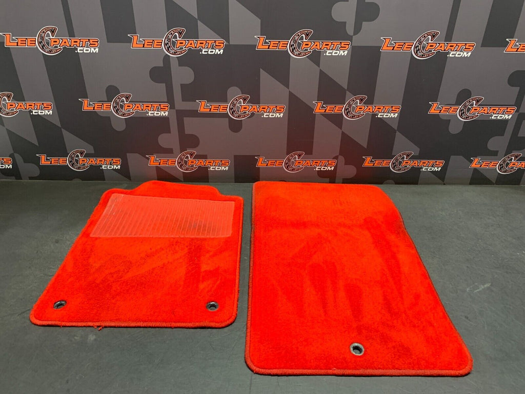 2001 CORVETTE C5 RED FLOOR MATS USED