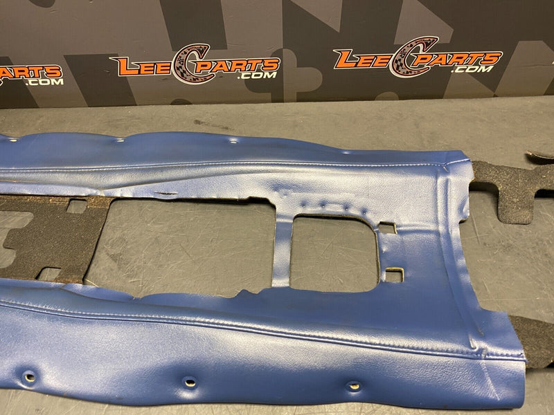 2005 HONDA S2000 AP2 OEM CENTER CONSOLE COVER LEATHER VINYL BLUE USED