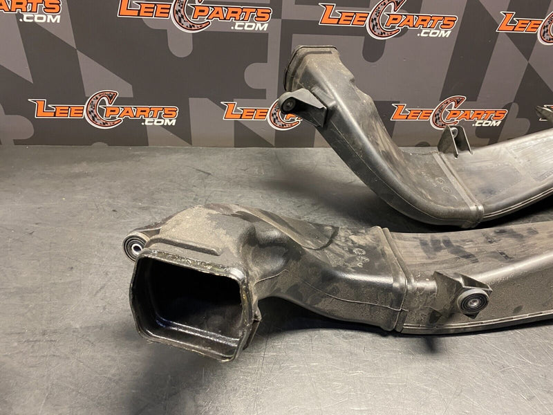 2014 AUDI R8  V10 OEM AIR INTAKE TUBE INLETS PAIR DRIVER PASSENGER USED