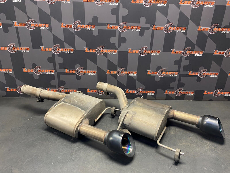 2013 CADILLAC CTSV CTS-V COUPE CORSA AXLE BACK EXHAUST 2.5in 4.5 Black Tips USED