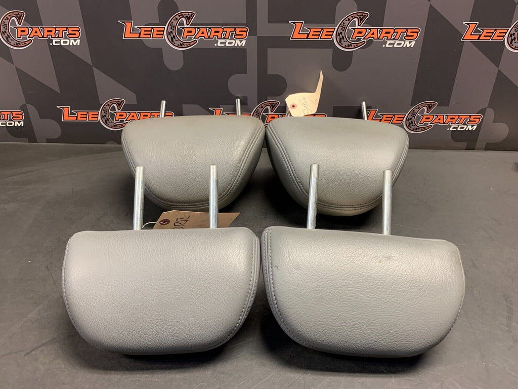 2005 ACURA TSX OEM GREY HEAD REST SET FRONT REAR (4) USED