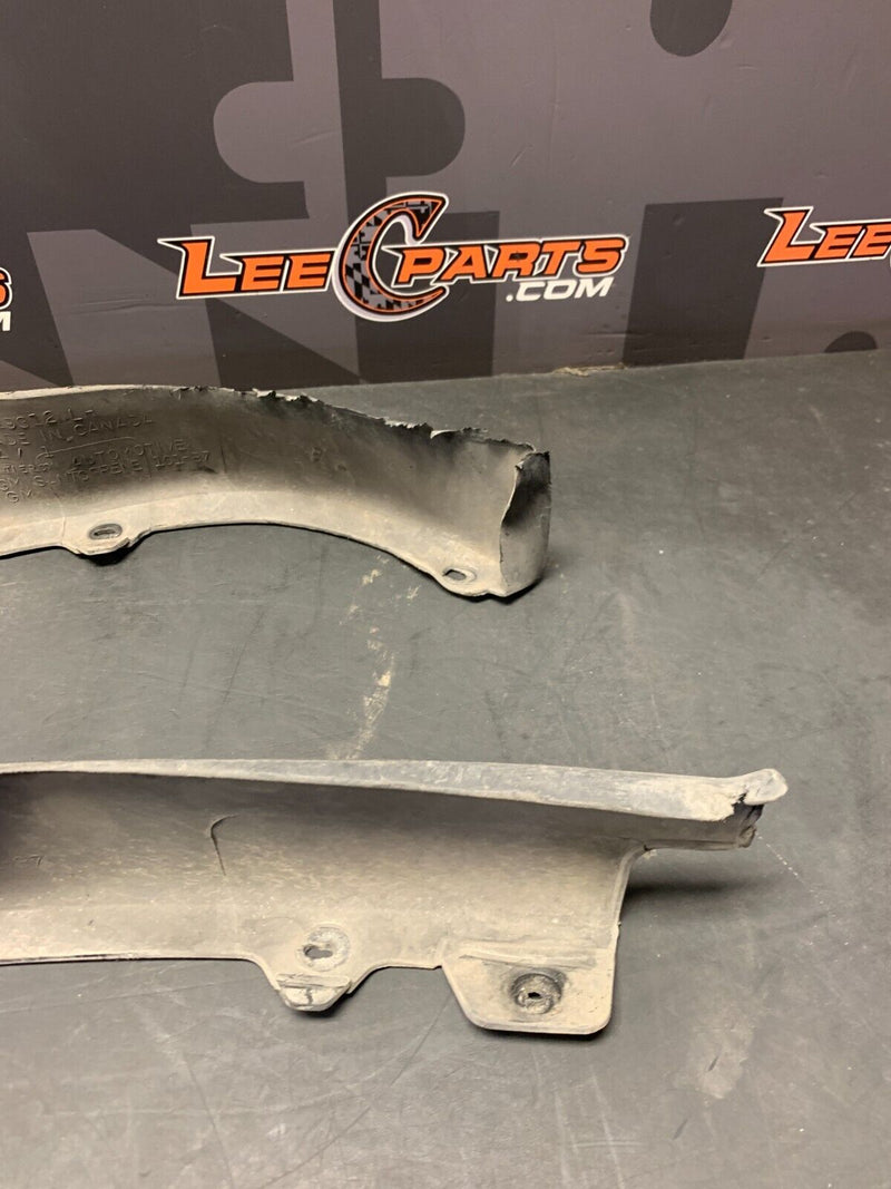 2001 CORVETTE C5 OEM LOWER BUMPER SKID COVERS PAIR USED