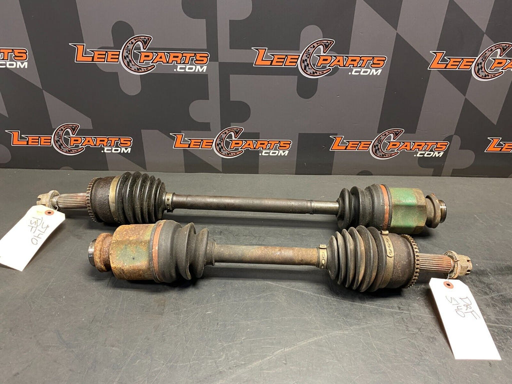 2006 MITSUBISHI LANCER EVO9 FRONT AXLES PAIR DR PS USED OEM