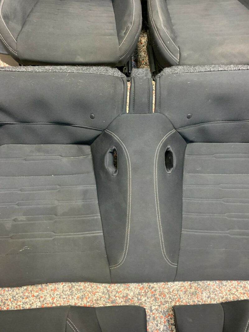 2017 FORD MUSTANG GT COUPE OEM BLACK CLOTH FRONT REAR SEATS
