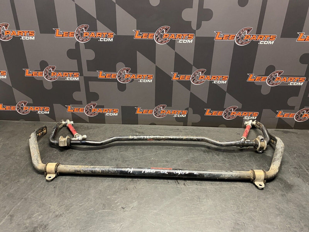 2004 PORSCHE 911 GT3 OEM TPC RACING FRONT AND REAR SWAY BARS WITH LINKS USED