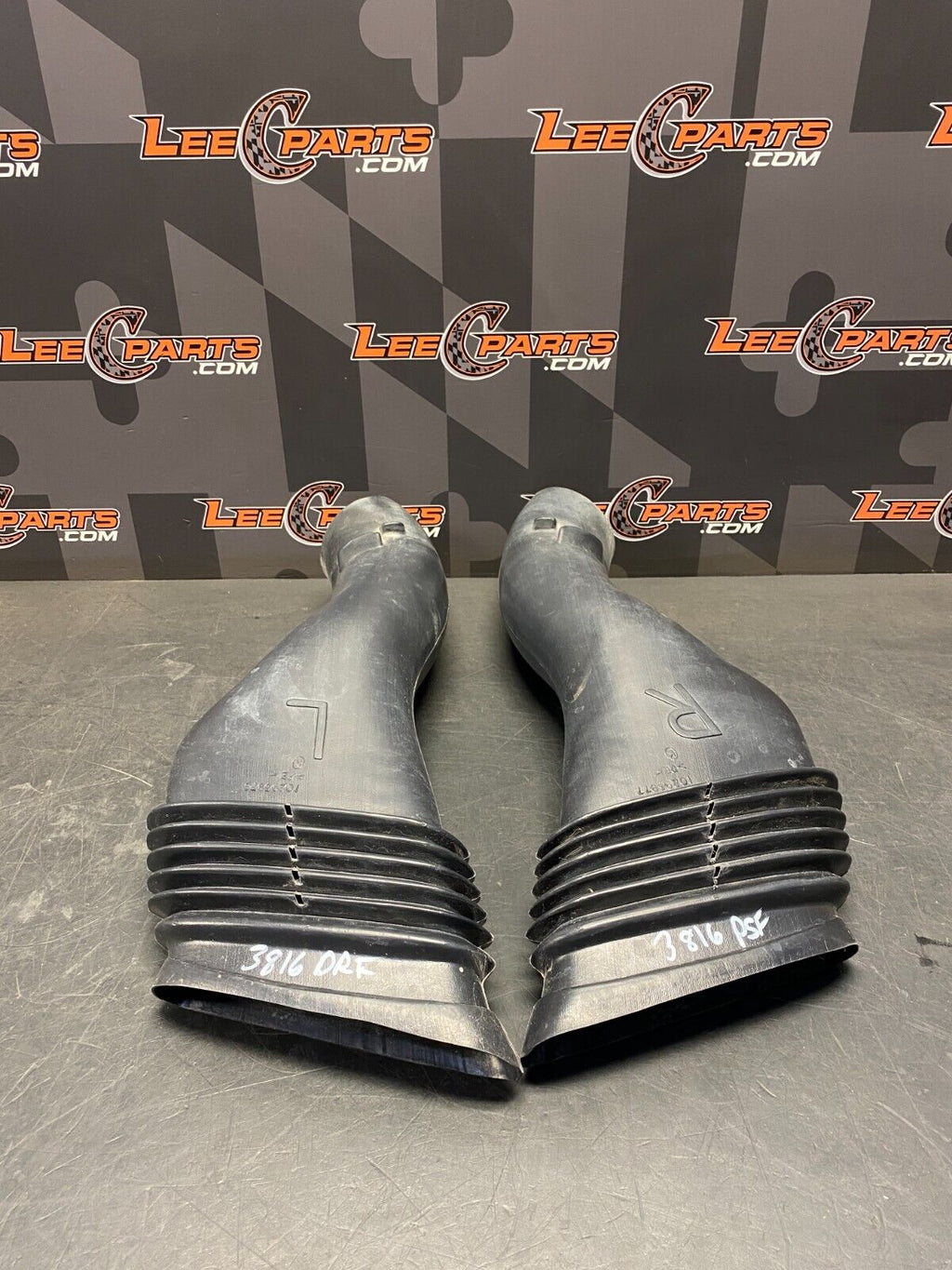 2003 CORVETTE C5Z06 OEM FRONT BRAKE DUCTS PAIR DR PS USED 48K MILES