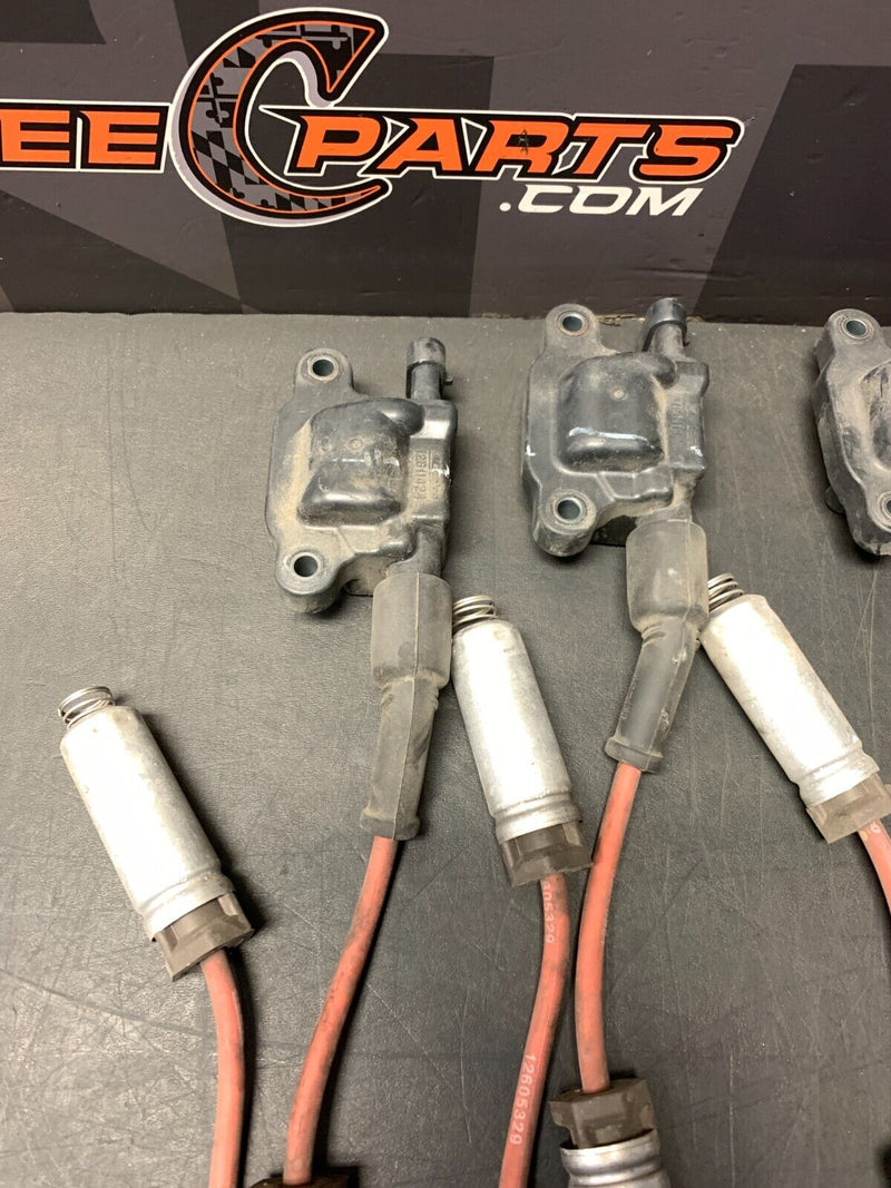 2013 CHEVROLET CAMARO ZL1 OEM COILPACKS WITH WIRES SET OF 4 USED