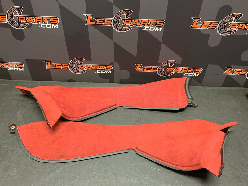 2006 PONTIAC GTO OEM RED SUEDE CENTER CONSOLE KNEE SIDE PANELS