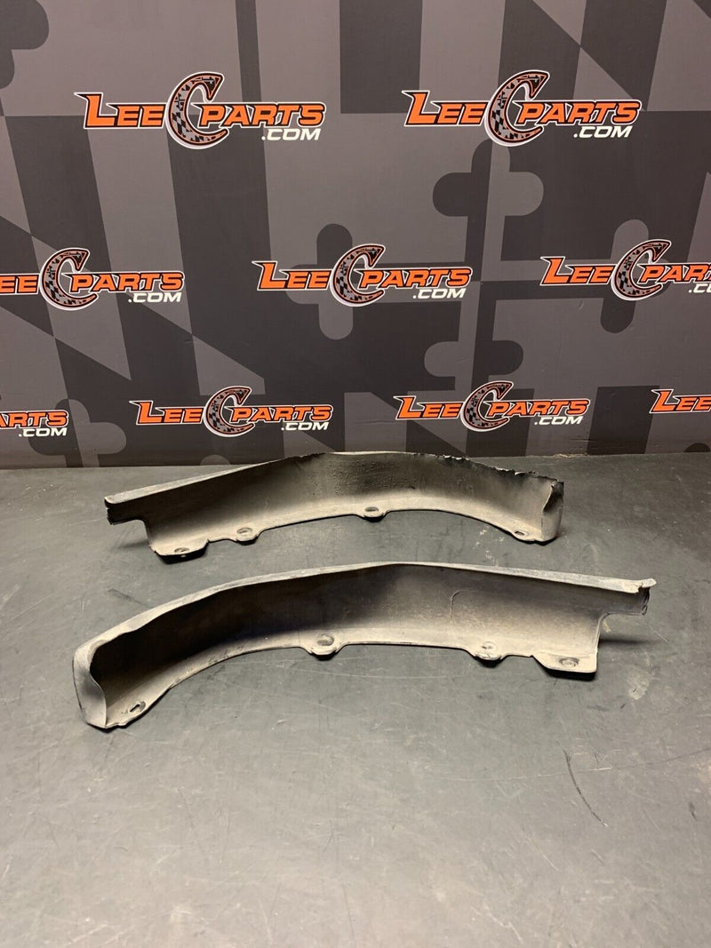 2001 CORVETTE C5 OEM LOWER BUMPER SKID COVERS PAIR USED