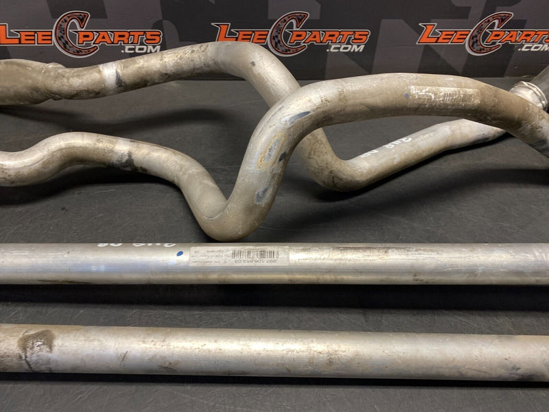 2007 PORSCHE 911 TURBO 997 OEM COOLANT PIPE LINES UNDER CAR HARD LINES USED