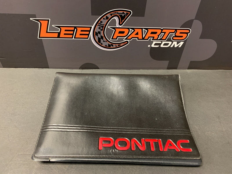 2004 PONTIAC GTO OEM OWNERS MANUAL COVER CASE