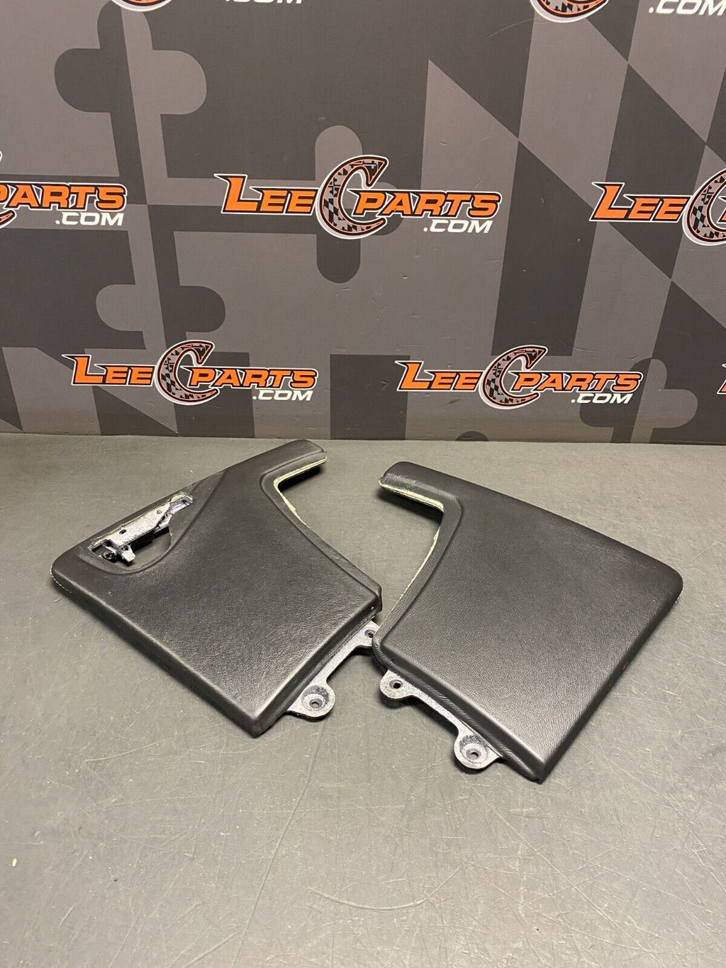 2007 PORSCHE 911 TURBO 997.1 OEM LEATHER KNEE KICK PANELS SIDE CONSOLE PAIR USED